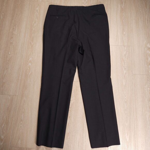 J Press Dress Pants Mens 40x32 Charcoal Gray Wool Made in USA Business Formal - Picture 6 of 14